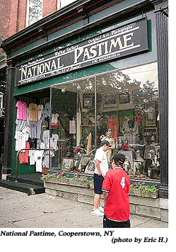 National Pastime, Cooperstown NY